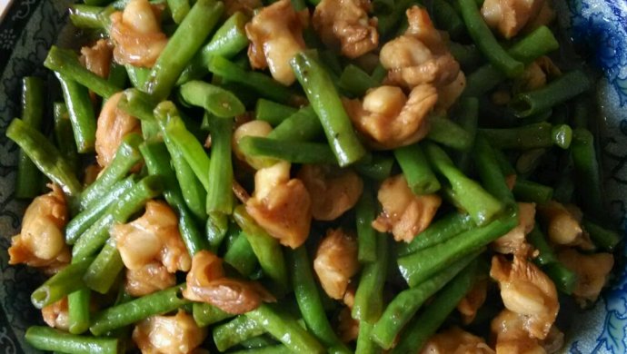 豆角炒掌中宝