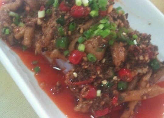 凉粉鸭肠