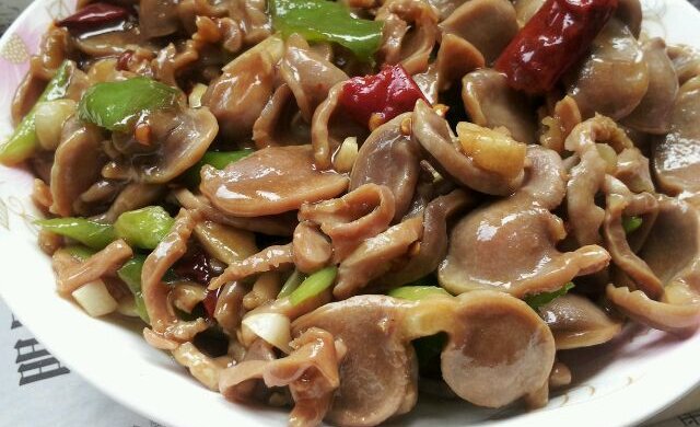 炒鸡胗