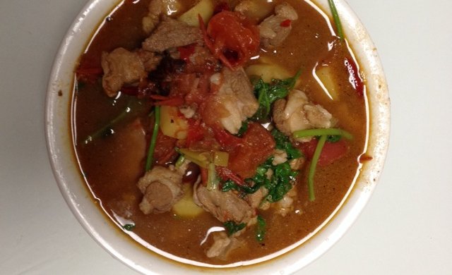 西红柿土豆炖羊腩