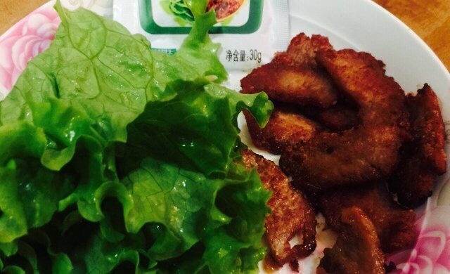 生菜五花肉