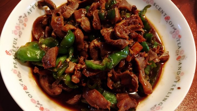青椒炒鸡胗
