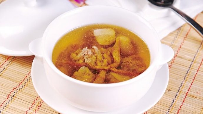 迎銮贡纯冷榨山茶油花旗参炖水鸭