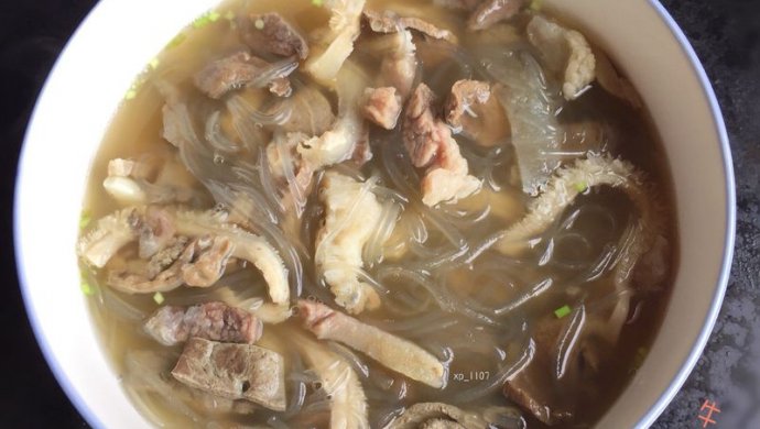 牛杂粉丝汤