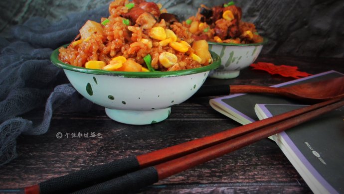 鸭腿时蔬焖饭