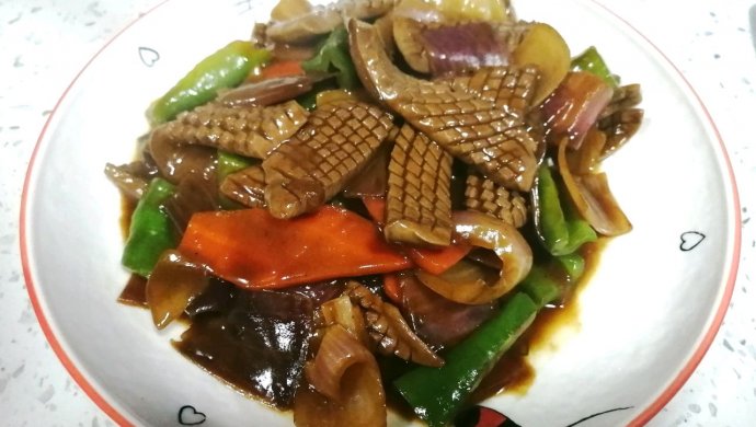 酱爆腰花