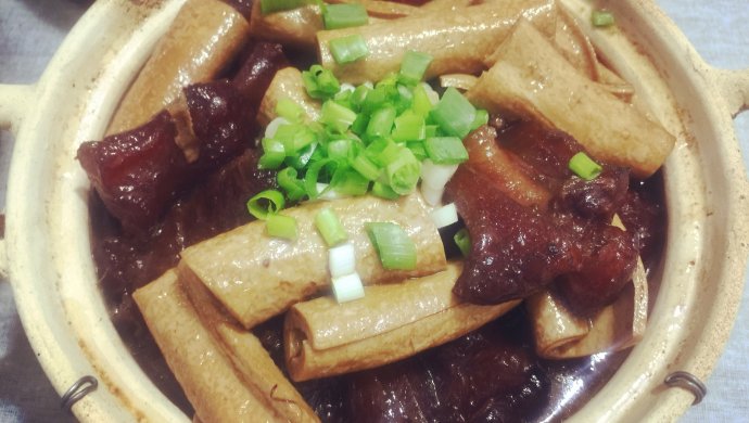 豆筋炖牛筋