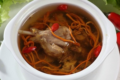 【营养餐】西洋参煲水鸭汤+蒸饺