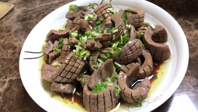 葱爆腰花