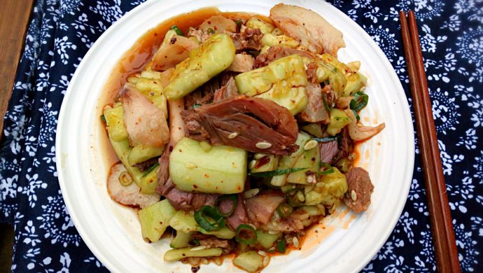 猪头肉拌黄瓜