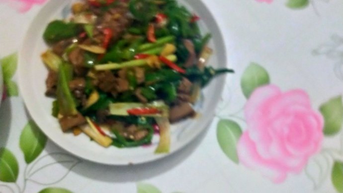 爆炒腰花
