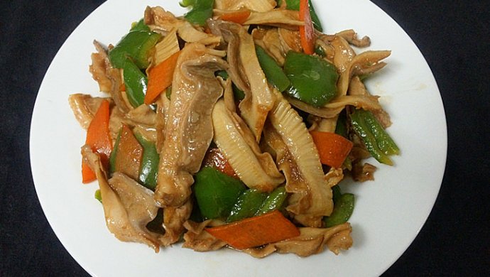 青椒炒肚片
