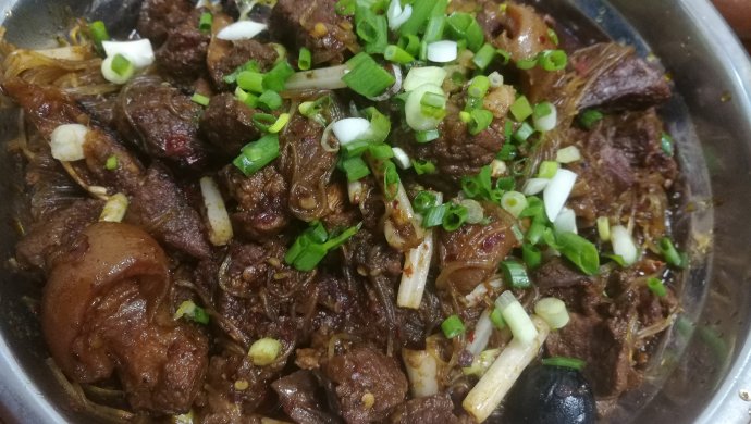 红烧带皮羊腿肉