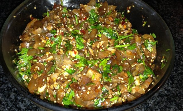 凉拌麻辣牛筋