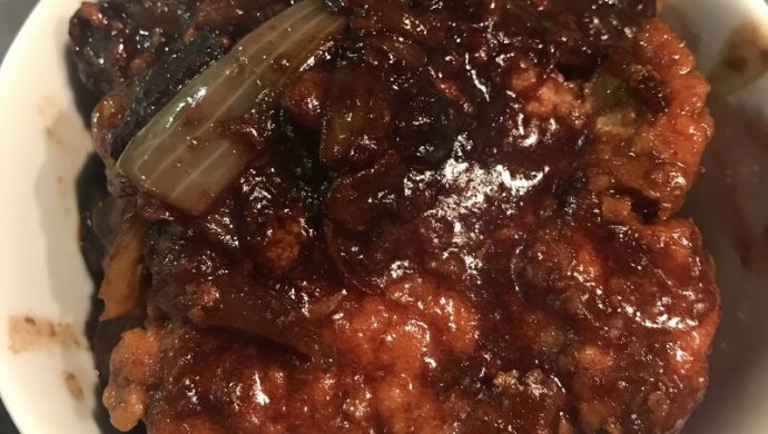 红烧洋葱大排