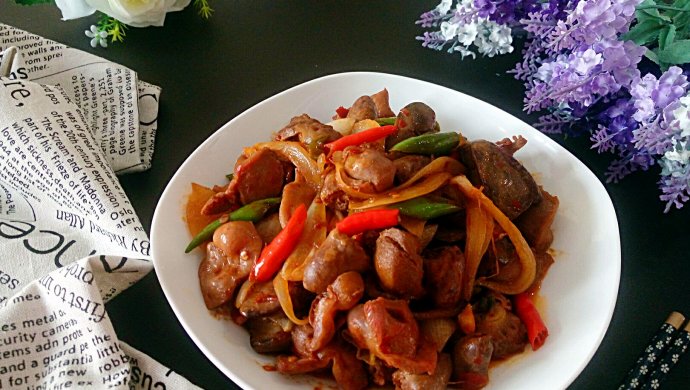 干锅鸡杂