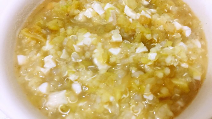 藜麦小米牛骨髓大白菜粥（宝宝辅食）