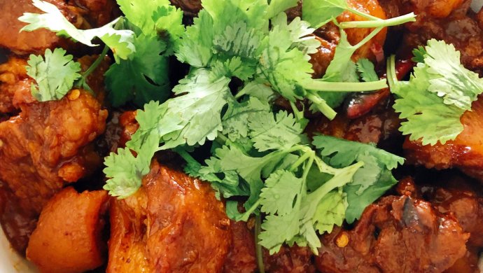 红烧肘子肉