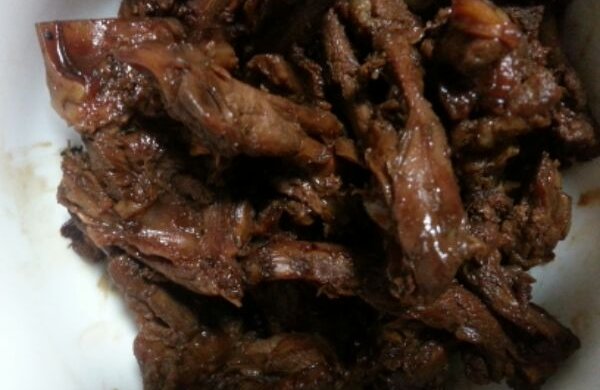 美味卤鸭骨架