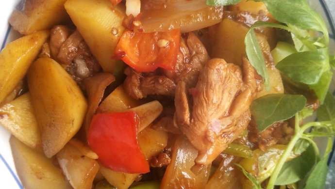 土豆炖鸡腿