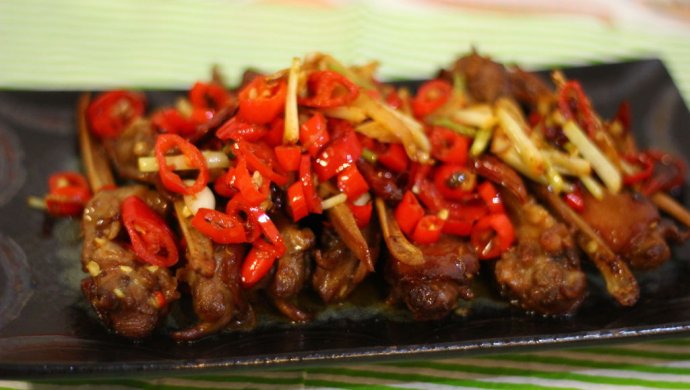 香辣鸭舌