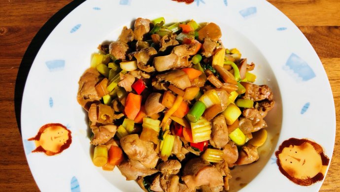 酸辣鸡胗