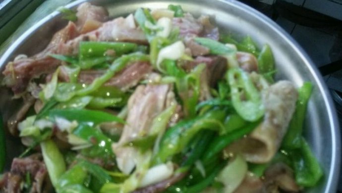 回锅羊头肉