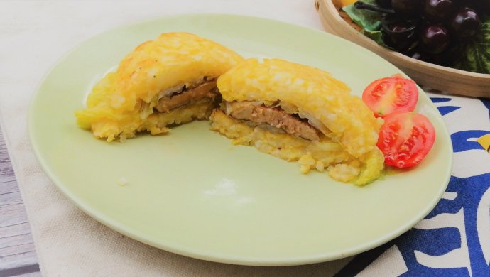 鹅肝米饭汉堡。健康低热量，源自北欧，纯净生鲜【小鹿优鲜】