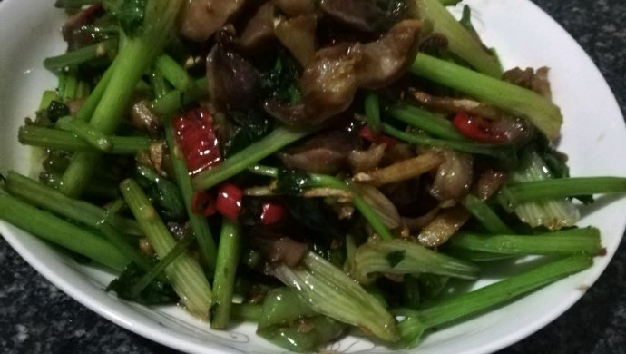 辣炒鸡胗～～在家也能做出好味道