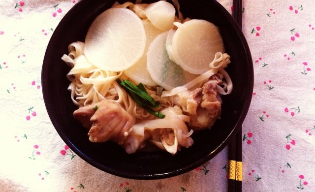 萝卜羊蹄面―冬季暖身