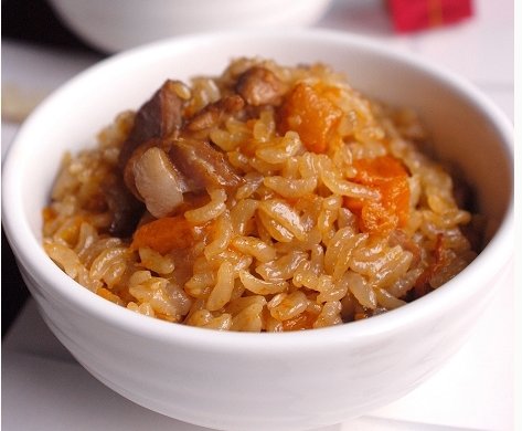 兔肉南瓜饭