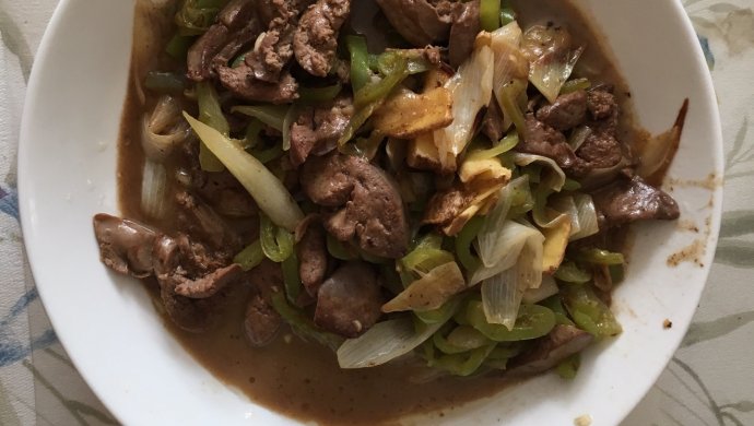 青椒炒鸡肝