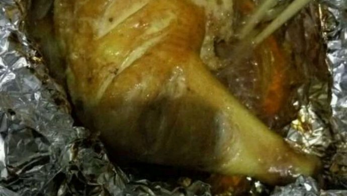 烤箱烤制大鸡腿