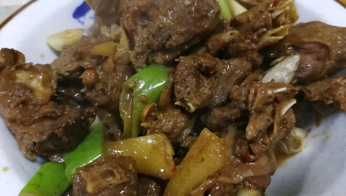 爆炒鸭肉