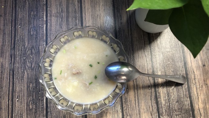铁棍山药鸭肉粥