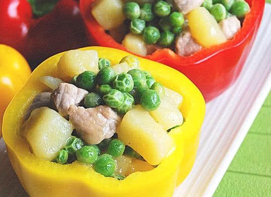 豌豆猪肉土豆丁