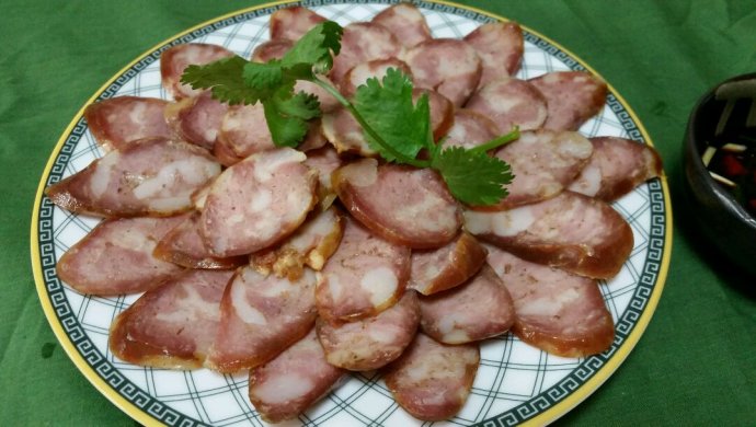 自制五香味香肠