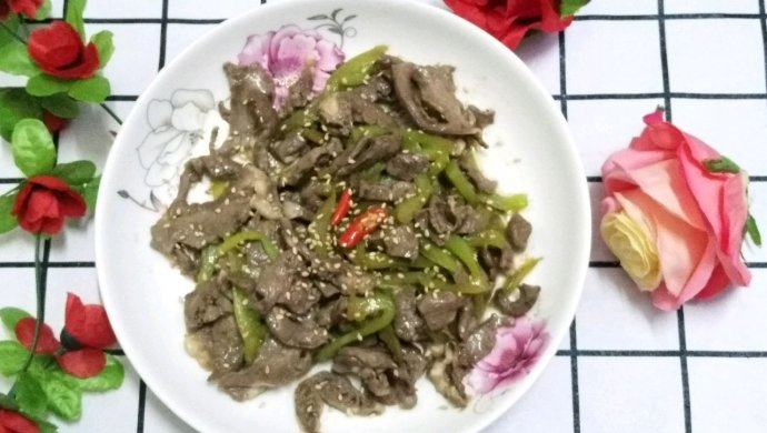 辣炒猪心