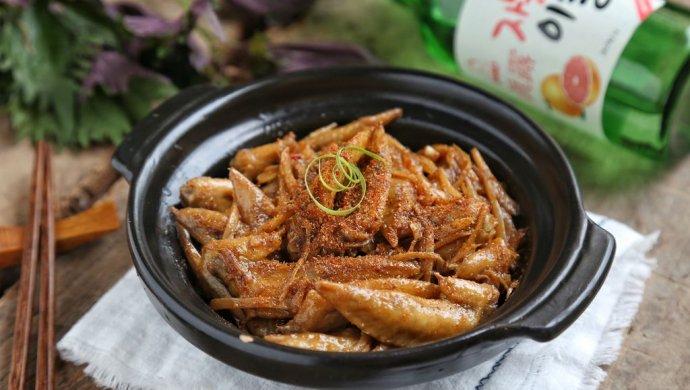 孜然子姜鸡翅尖