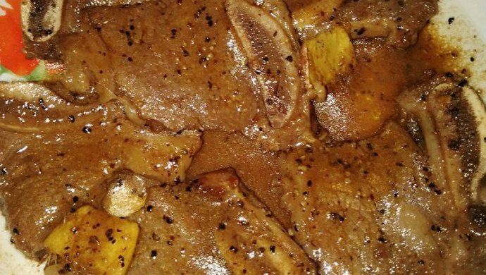 黑椒煎牛仔骨
