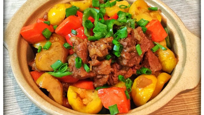 板栗烧牛肉