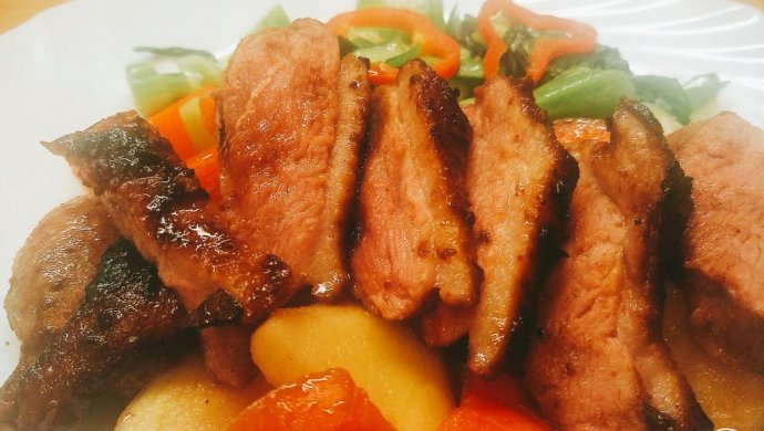 八珍辣豆瓣甜面酱烤鸭胸肉