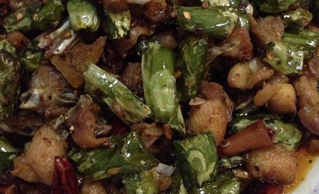 爆炒兔肉