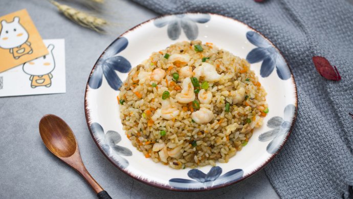 鹅肝虾仁炒饭