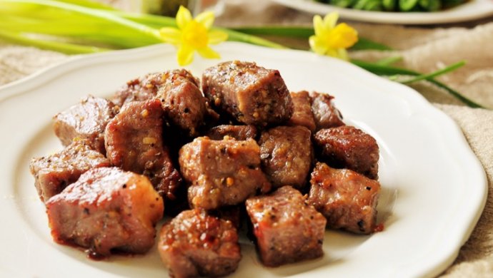 香煎牛排粒