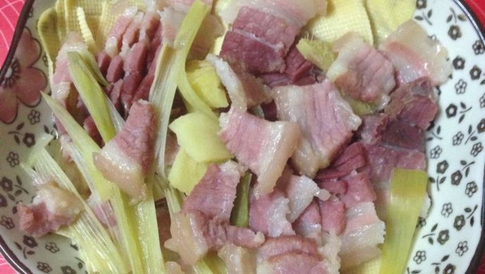 咸肉蒸百叶