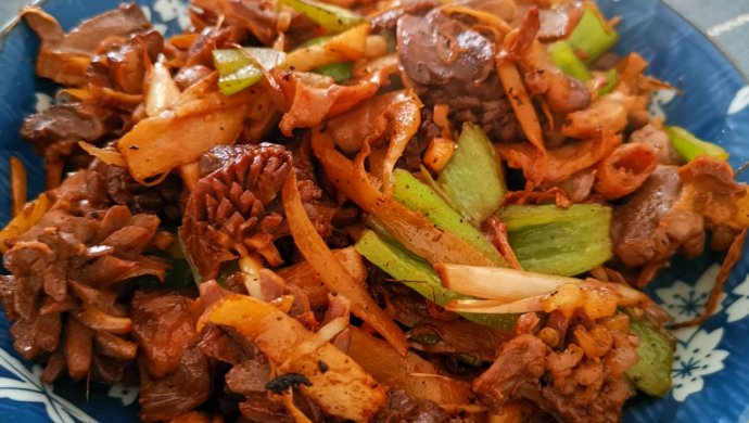 子姜爆炒鸭胗