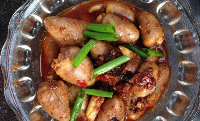 辣炒鸡心