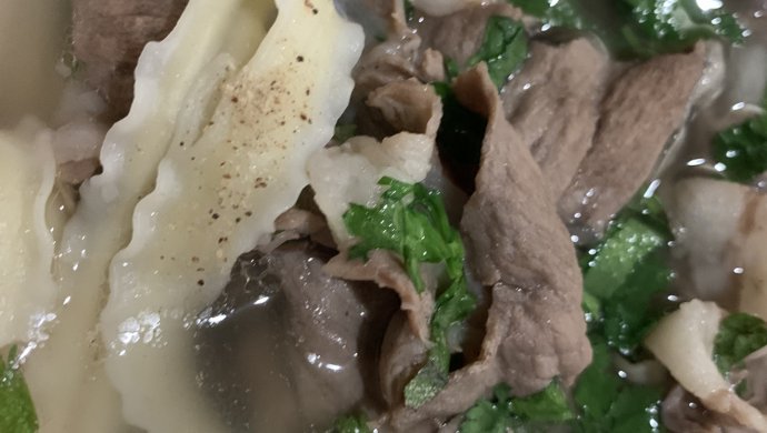 羊肉汆面