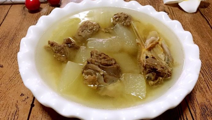 鸭头炖冬瓜汤